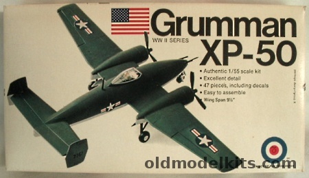 Entex 1/55 Grumman XP-50, 8449GA plastic model kit